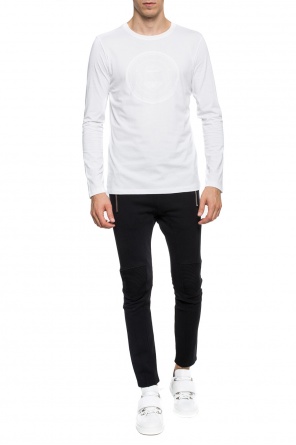 T-shirt with decorative buttons, zdjęcie 2 T-shirt with decorative buttons od Balmain